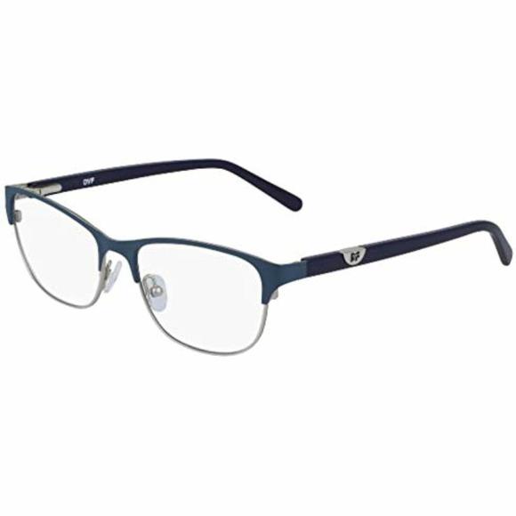 NEW Diane von Furstenberg DVF 8070 400 Navy Eyeglasses 52mm with DVF Case